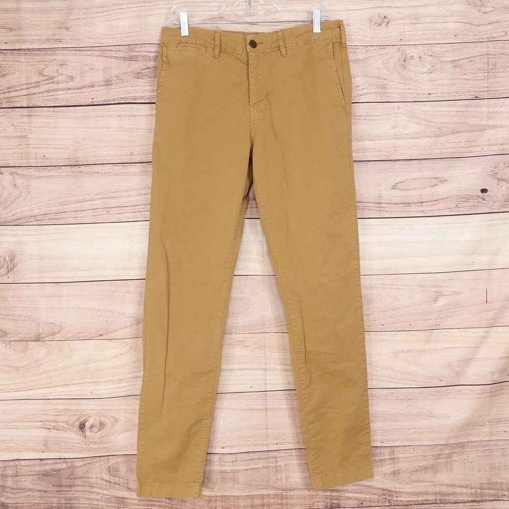 American Eagle Outfitters Next Level Flex Chino Pants Mens 30x32 Beige Skinny